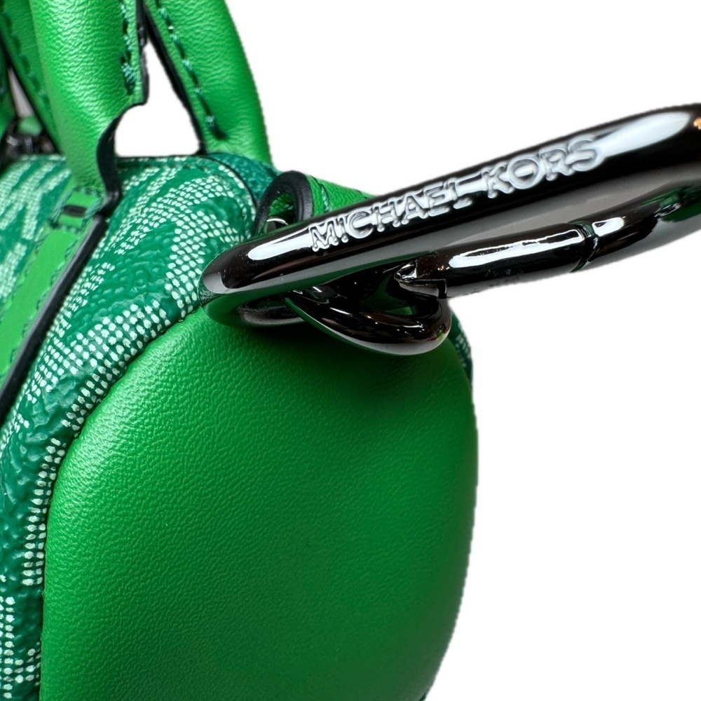 Michael Kors Vibrant Green Mini-Duffle Keychain - Picture 7 of 14
